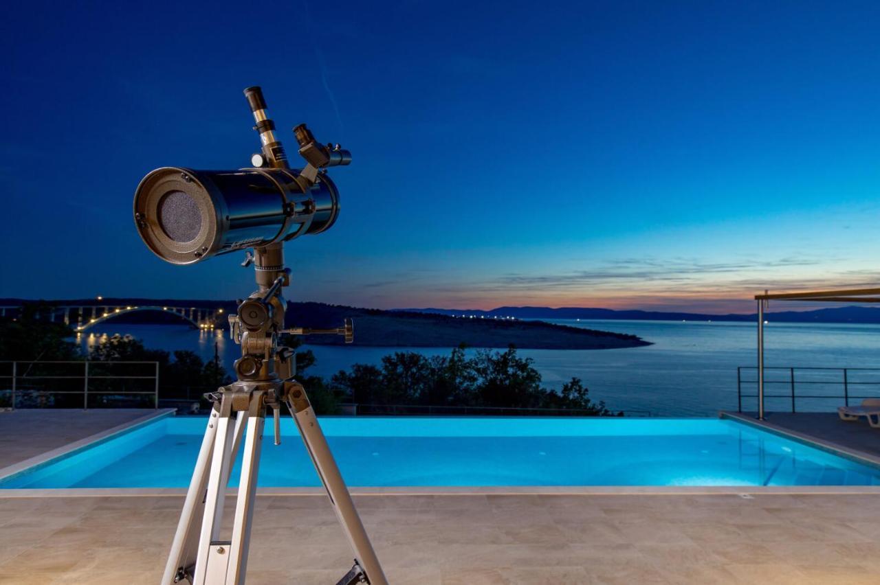 Luxury Villa Ostro With Pool & Krk Bridge View Kraljevica Exterior photo