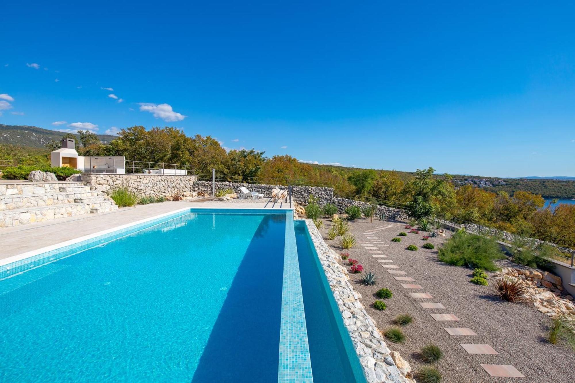 Luxury Villa Ostro With Pool & Krk Bridge View Kraljevica Exterior photo